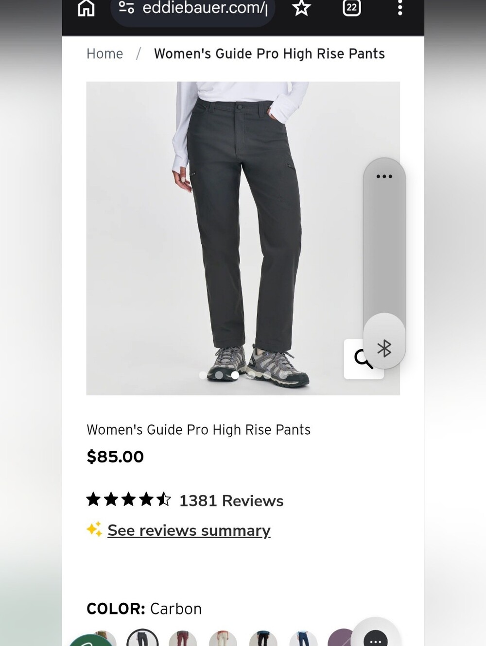 Eddie Bauer Women's Guide Pro High Rise Performance Pants